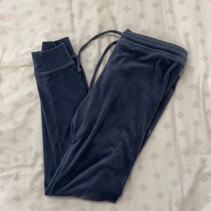 American eagle, median, blue velvet joggers